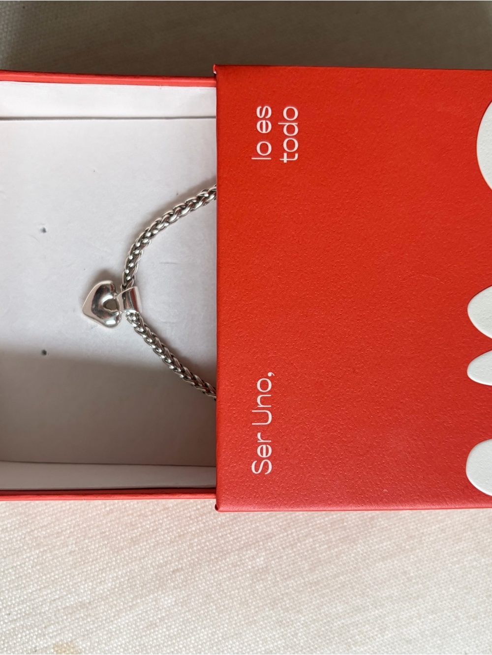 Undo de 50 Heart Pendant Necklace - Silver Women's Jewelry